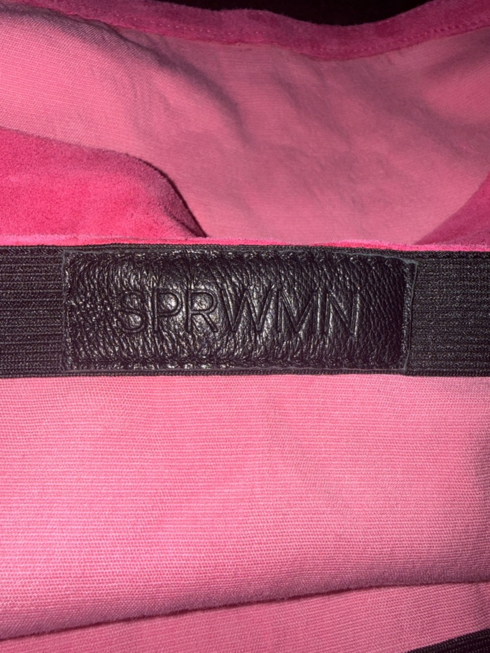 SPRWMN SUEDED TUBE TOP SIZE L NWT - Picture 6 of 7